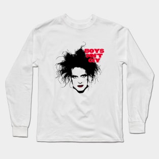 Robert Smith Boys Don't Cry Long Sleeve T-Shirt